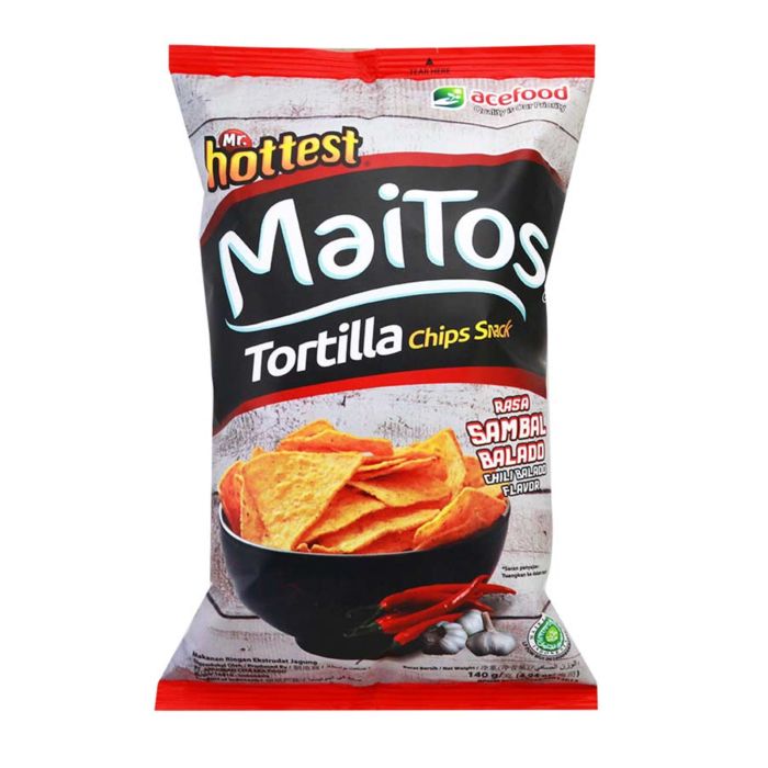 Mr Hottest Maitos Rasa Sambal Balado Tortilla Chips