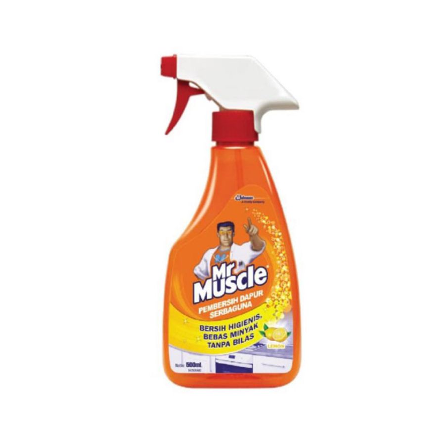 Mr Muscle Kitchen Orange Pump 500ml/Pembersih Dapur 500ml