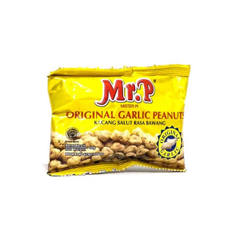 Mr.P Original Garlic Peanuts 40gram