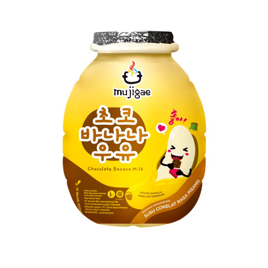 Mujigae Banana Milk Chocolate /Susu UHT 250ml