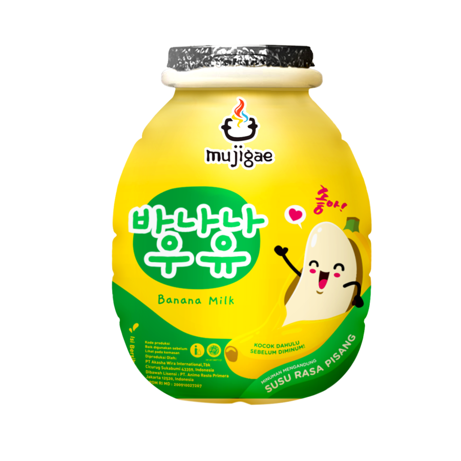 Mujigae Banana Milk Original/Susu UHT 250ml 250ml