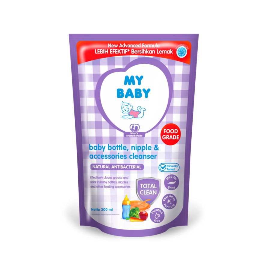 My Baby Bottle, Nipple, Accessories Cleanser Refill Pack/Pembersih Perlengkapan Bayi 300ml