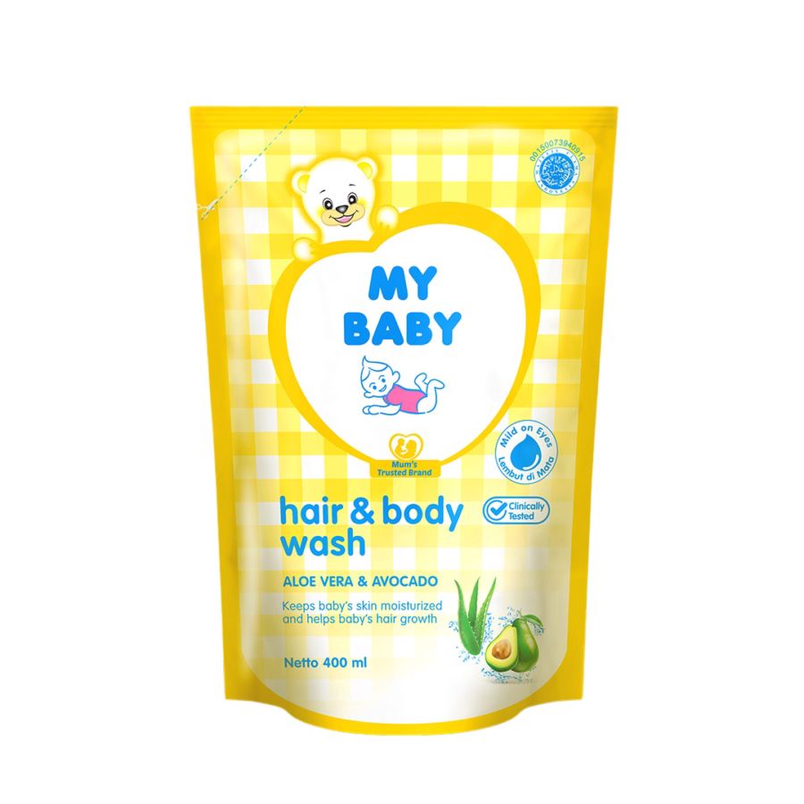 My Baby Hair and Body Wash Aloe Vera and Avocado 400ml