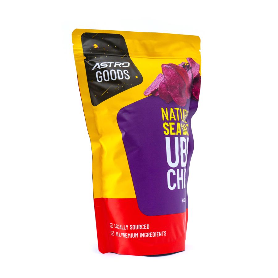 Natural Sea Salt Ube Chips  - Astro Goods 70gram