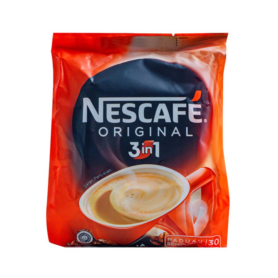 Nescafe 3In1 Original Instant Polybag 30 Sachets 525gram