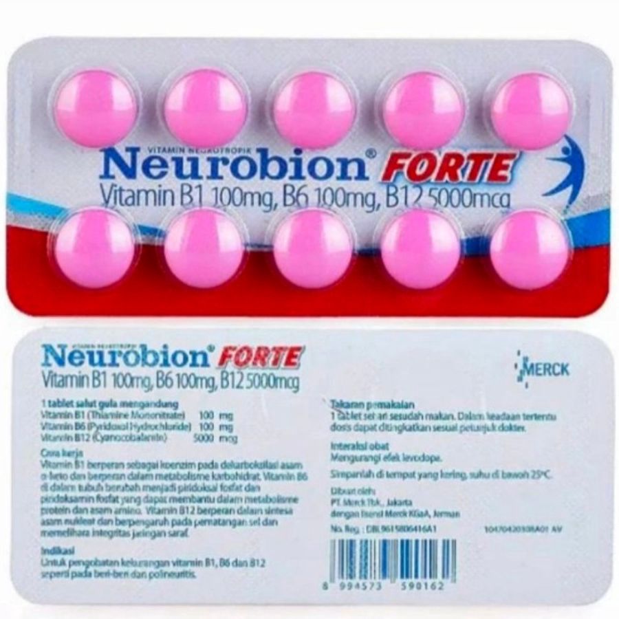 Neurobion Forte Vitamin B Complex Strip 10tablet