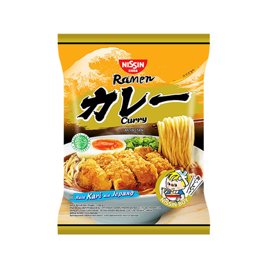 Nissin Ramen Kuah Kari Ala Jepang Mie Instan 100gram