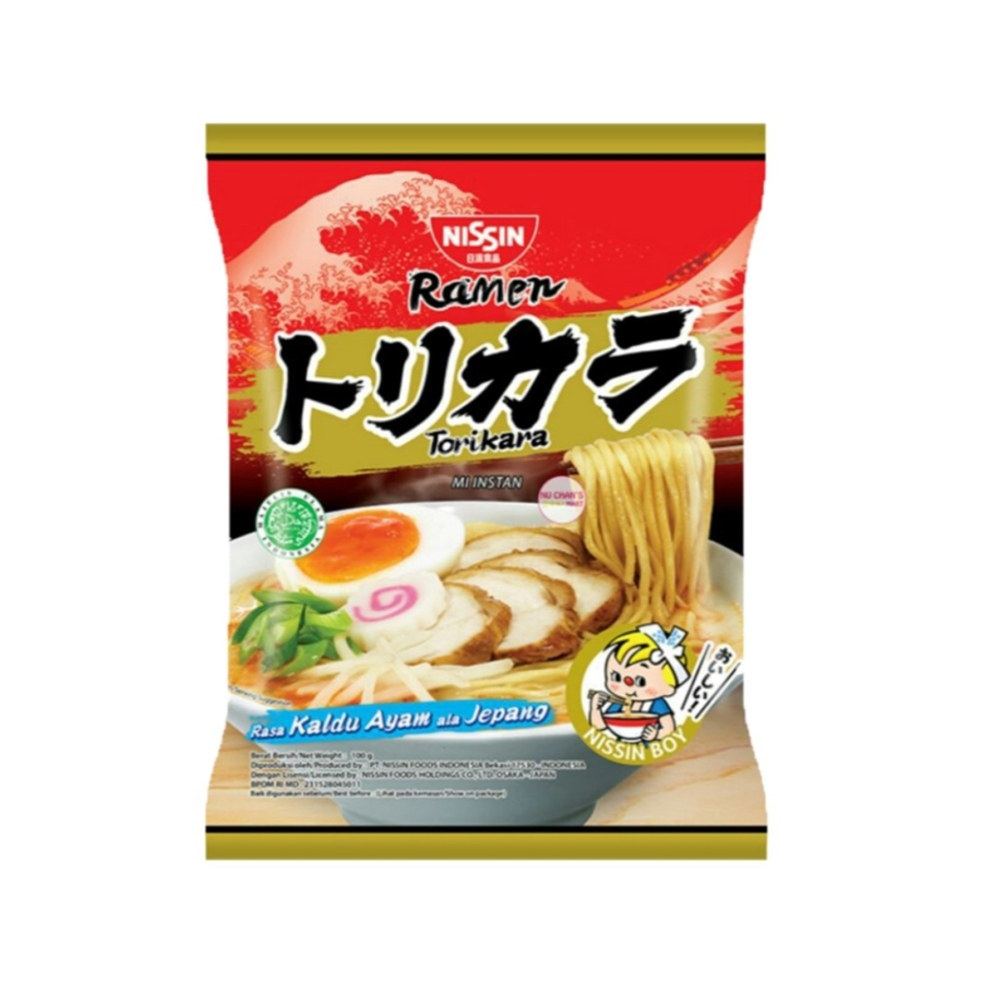 Nissin Ramen Rasa Kaldu Ayam Ala Jepang/Mie instan 100gram 100gram 100gram