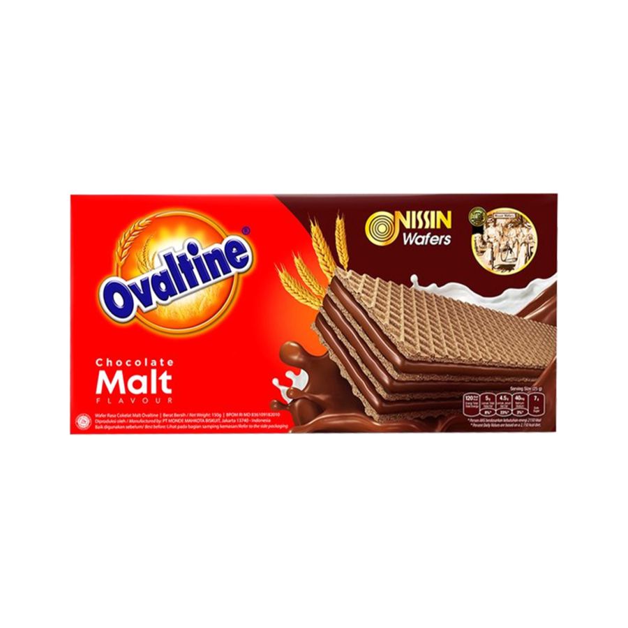 Nissin Wafer Ovaltine Chocolate Malt 133gram