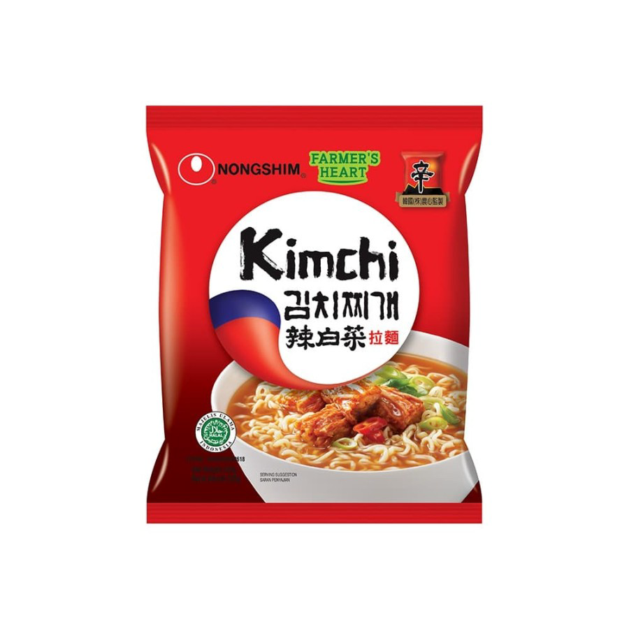 Nongshim Kimchi Ramyun/Mie Instan 120gram