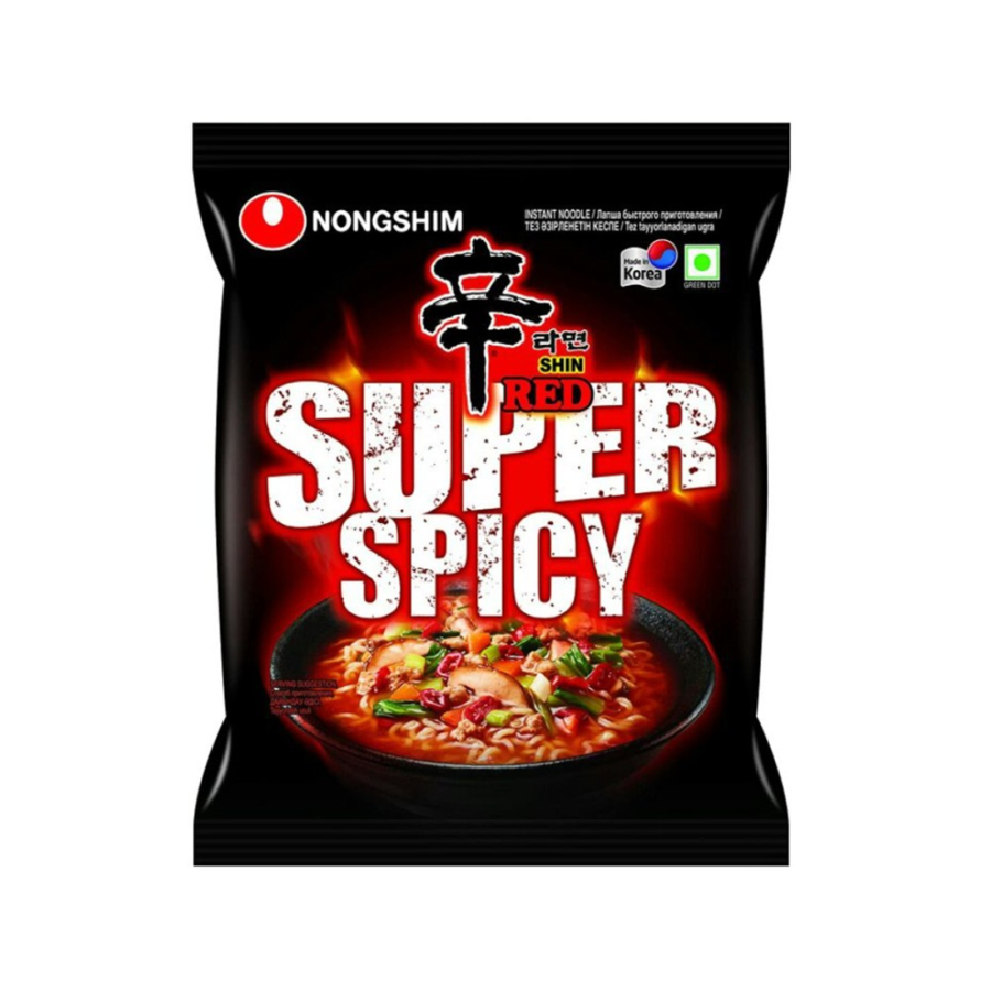 Nongshim Shin Ramyun Super Spicy Mie Instan 120gram