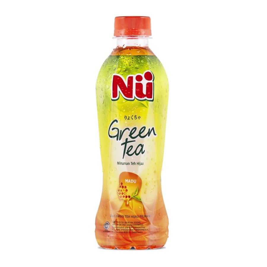 Nu Green Tea Honey/Teh 330ml