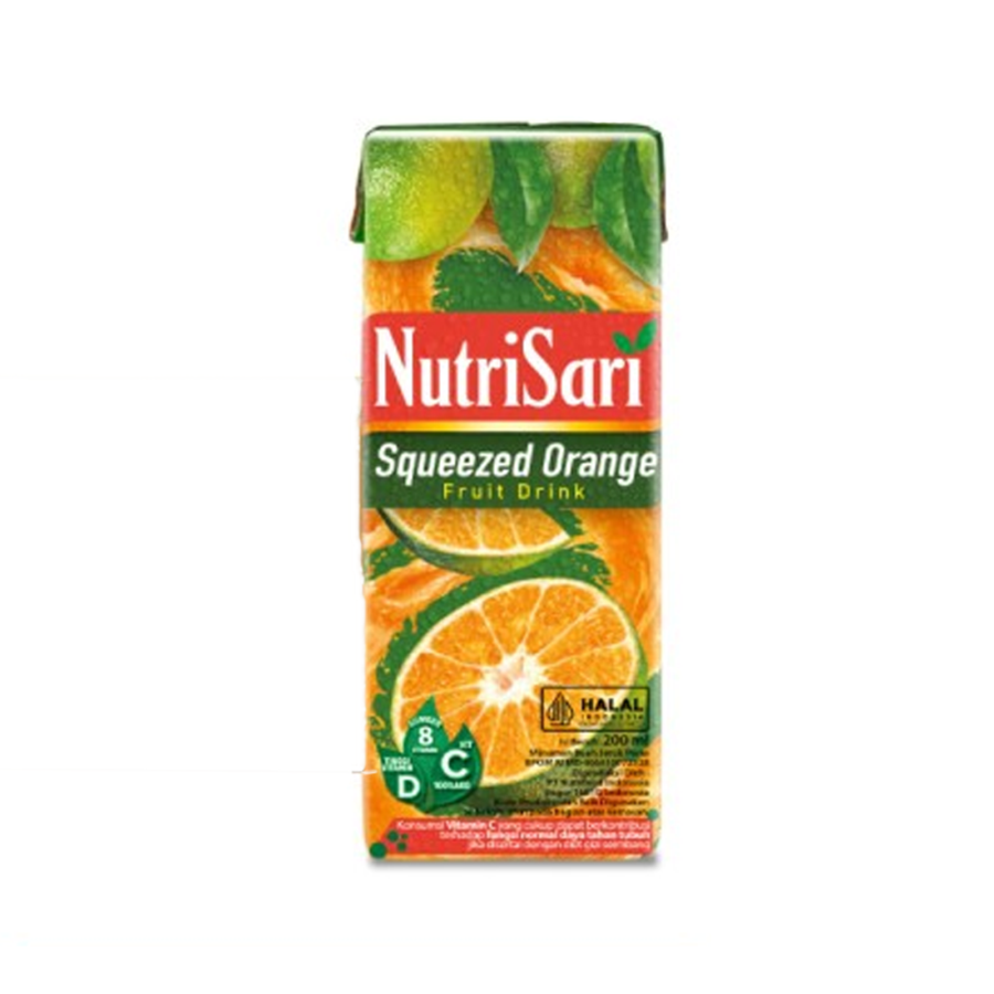 NutriSari RTD Squeezed Orange 200ml