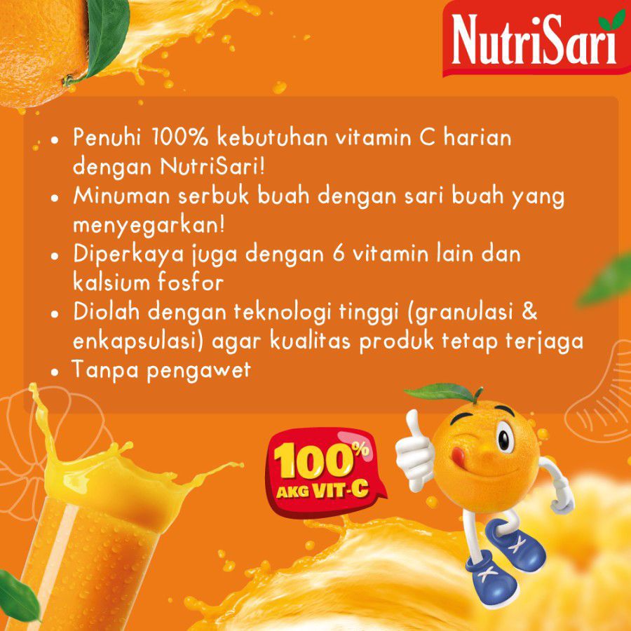 NutriSari RTD Squeezed Orange 200ml