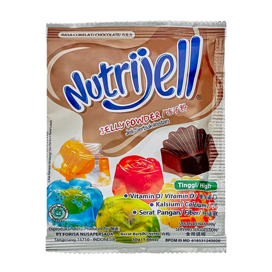 Nutrijell Cokelat Sachet 30gram