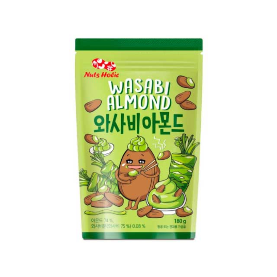 Nuts Holic Wasabi Almond 180gram