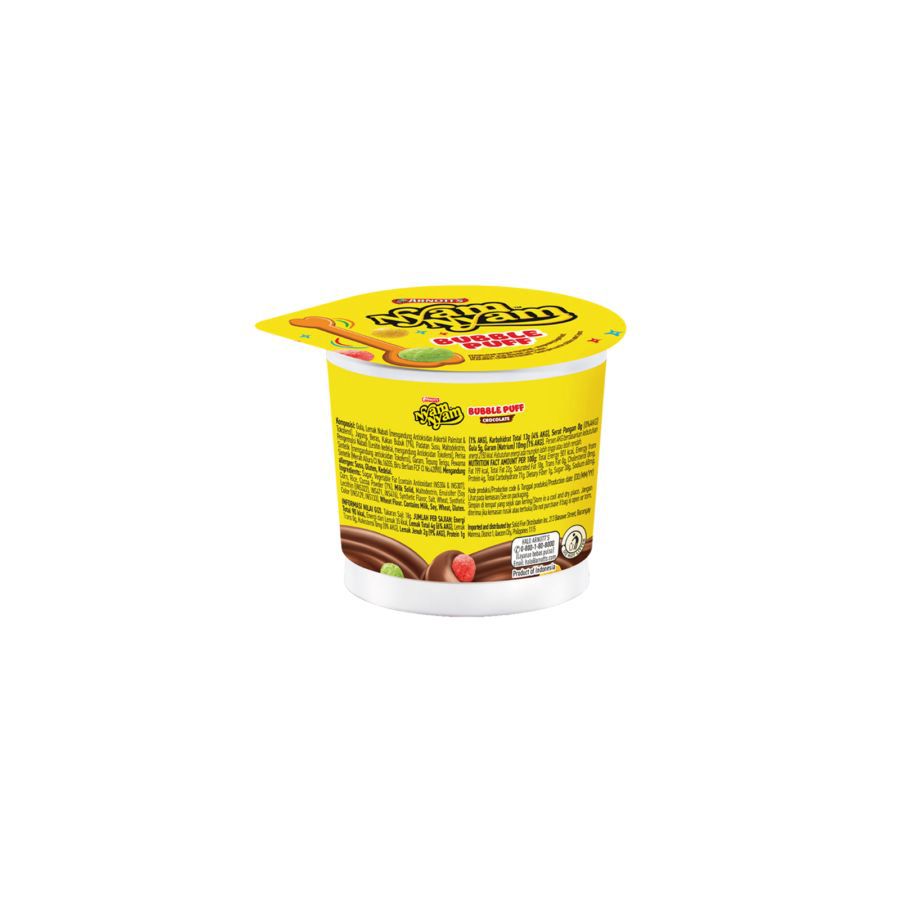 Nyam Nyam Bubble Puff Chocolate 18gram