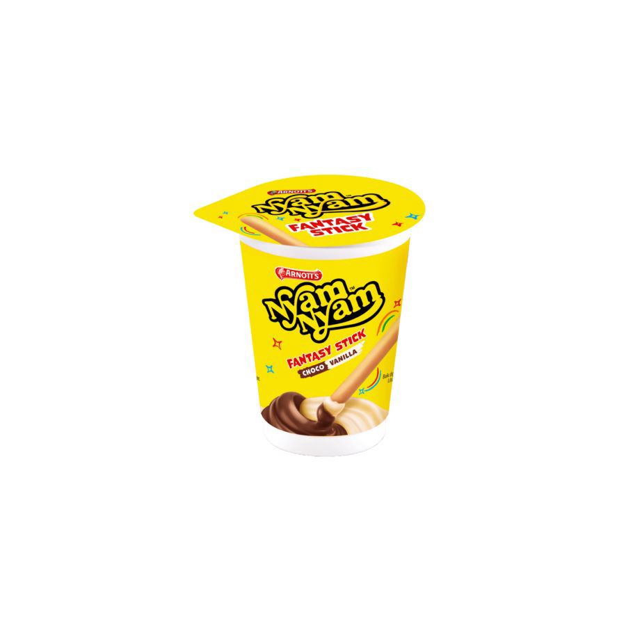 NyamNyam Fantasy Stick Choco Vanilla Cup 25gram 25gram