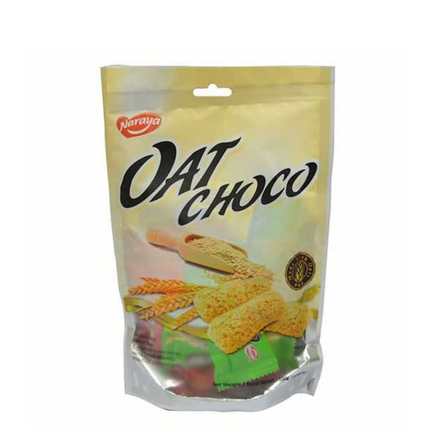Naraya Oat Choco Snack Gandum Oatmeal Pouch 90gram