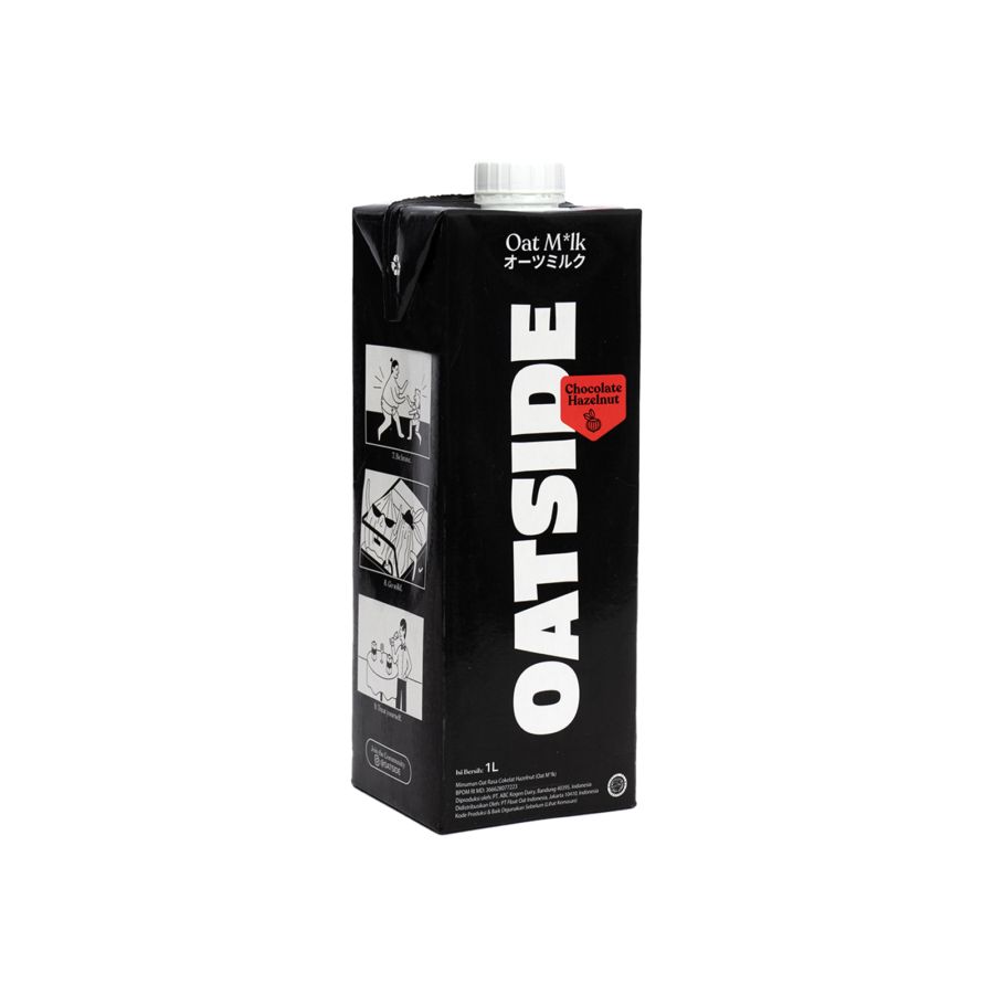 Oatside Oat Milk Chocolate Hazelnut/Susu Oat 1000ml