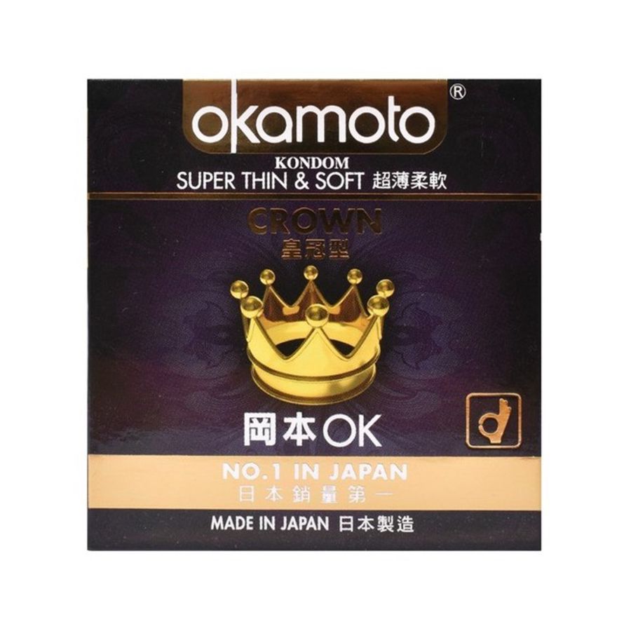 Okamoto Crown/Kondom 3sachets