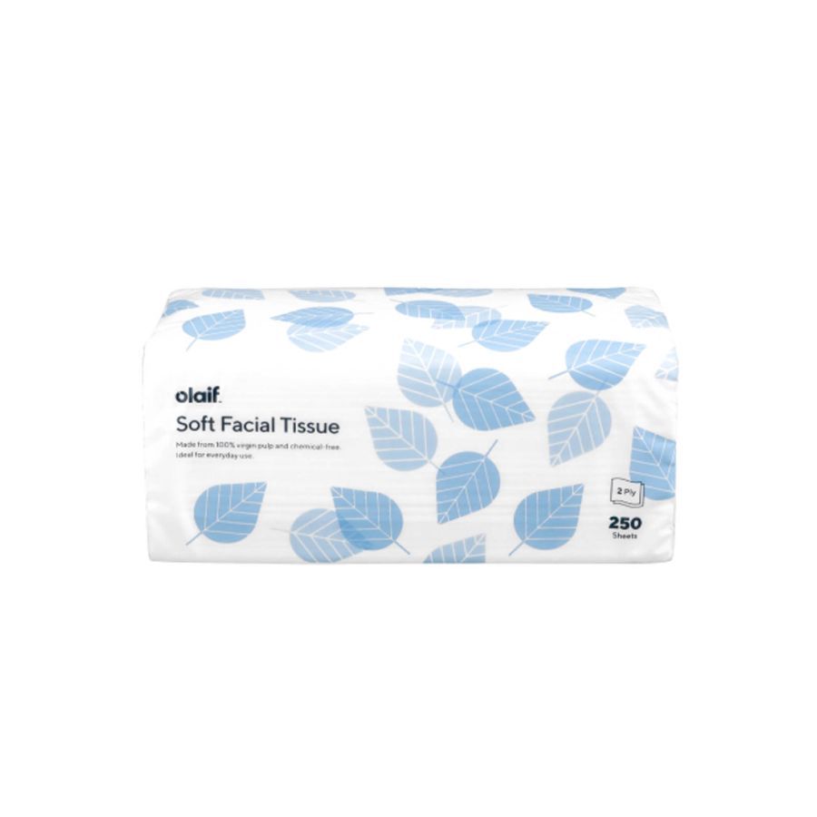 Olaif Soft Facial Tissue/Tisu Wajah Lembut 250sheets 250sheets