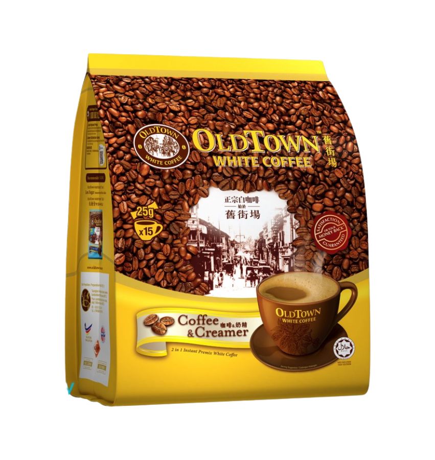 Old Town White Coffee 2 in 1 Coffee & Creamer 25gr x 15 Sachet 15sachets