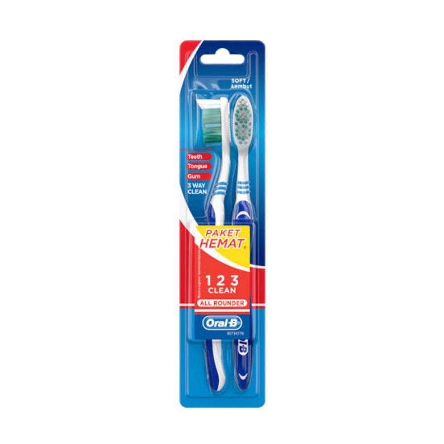 Oral-B 123 Soft Toothbrush 2pcs