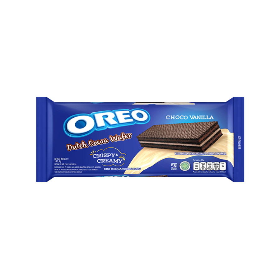 Oreo Choco Vanilla Wafer 140gram