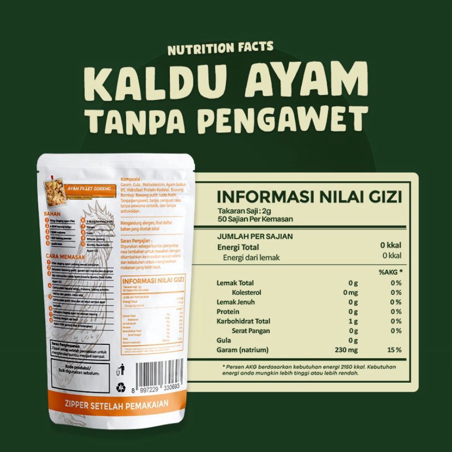 Organic Center Bumbu Rasa Kaldu Ayam 80gram