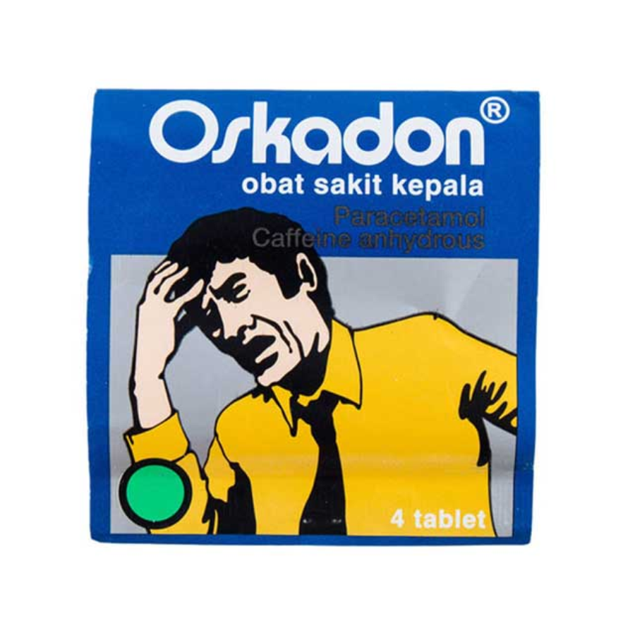 Oskadon 4 tablet/Obat Sakit Kepala 4tablet