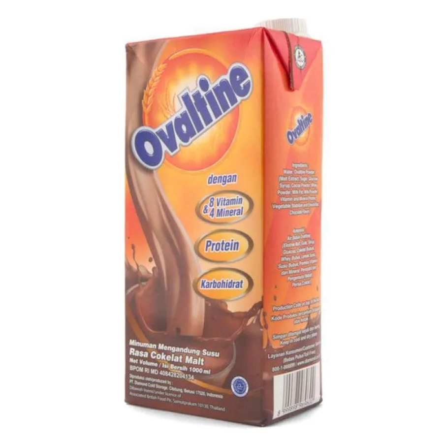 Ovaltine Choco Malt Susu UHT 1000ml