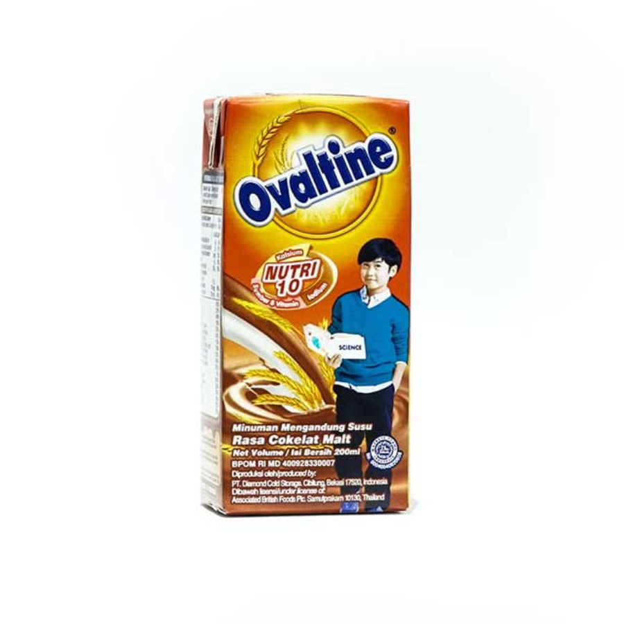 Ovaltine Chocolate Malt Susu UHT 200ml