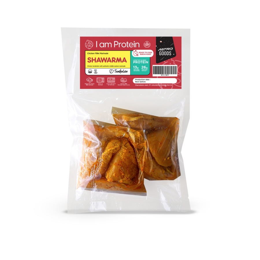 Chicken Tenderloin Fillet Marinade Shawarma Astro Goods 250gram