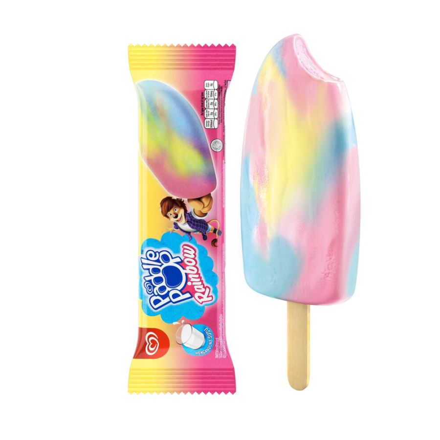 Paddle Pop Rainbow Ice Cream - Es Krim Walls 50ml