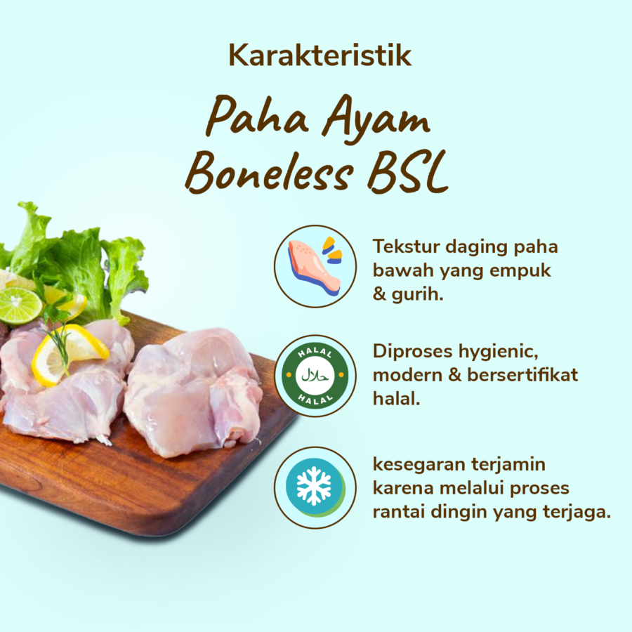 Paha Ayam Boneless Sreeya 450-550gram