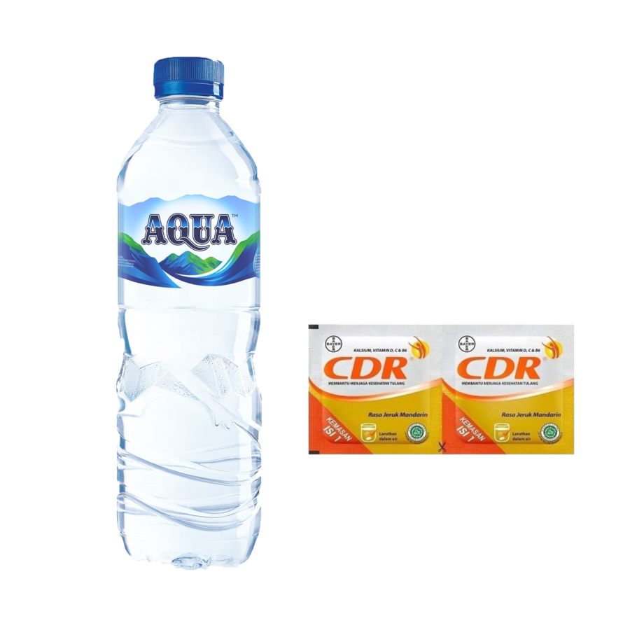 Paket Bundle Aqua X CDR 1pcs