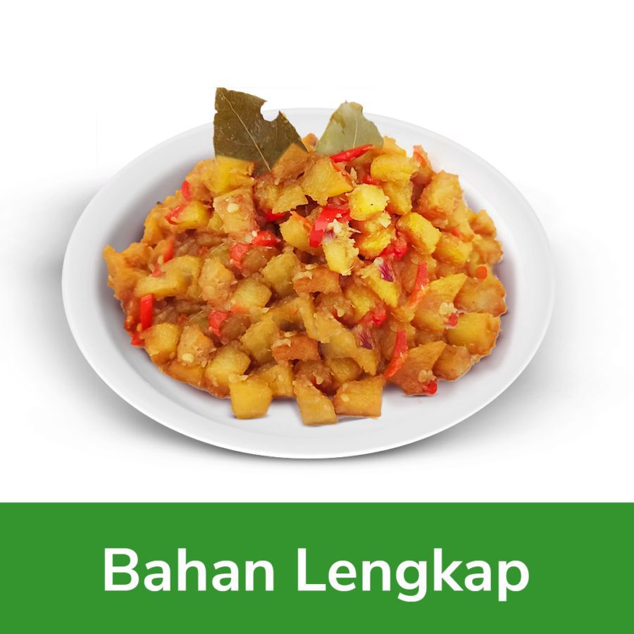 Paket Lengkap Resep: Kentang Balado 1pcs
