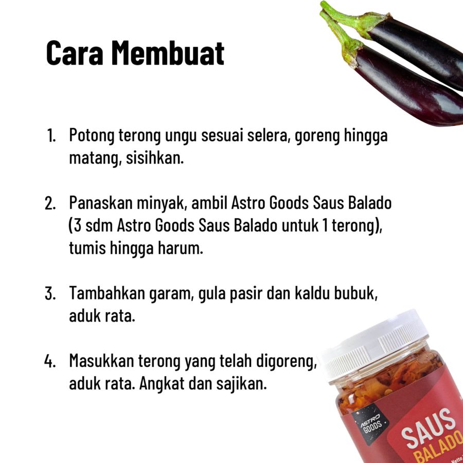 Paket Masak Balado Terong  1pcs