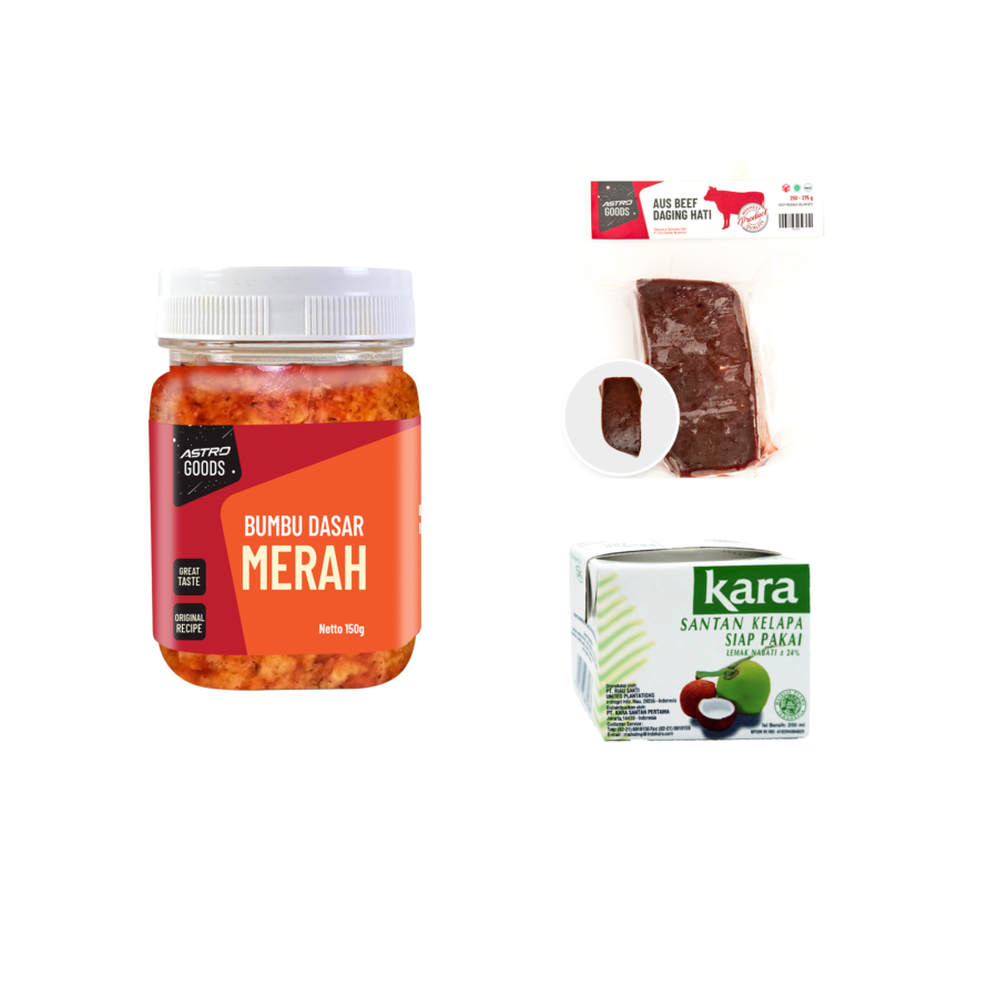 Paket Masak Sambal Goreng Hati Sapi 1pcs