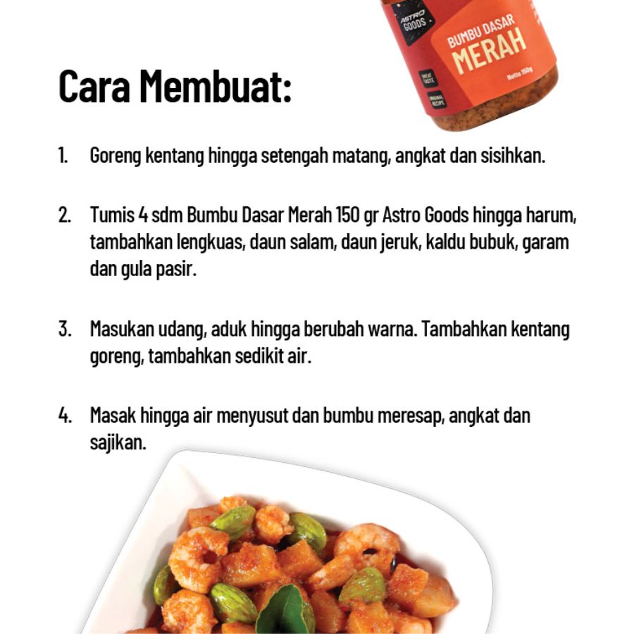 Paket Masak Sambal Goreng Kentang 1pcs