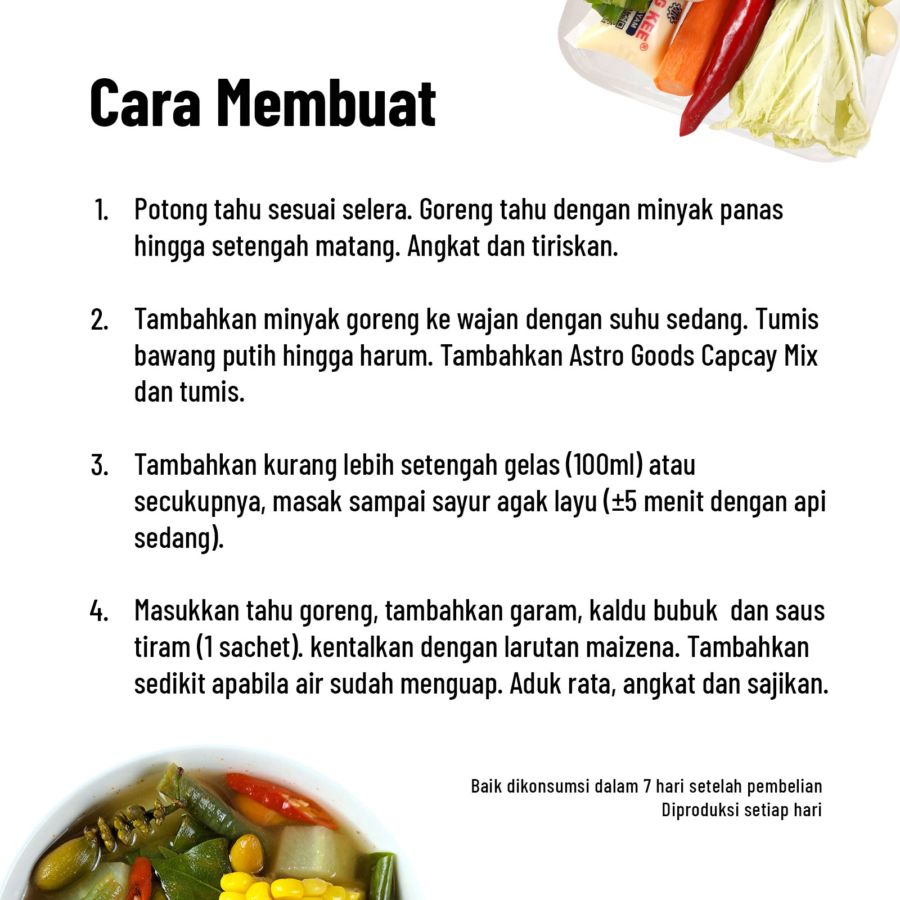 Paket Masak Sapo Tahu Astro Goods