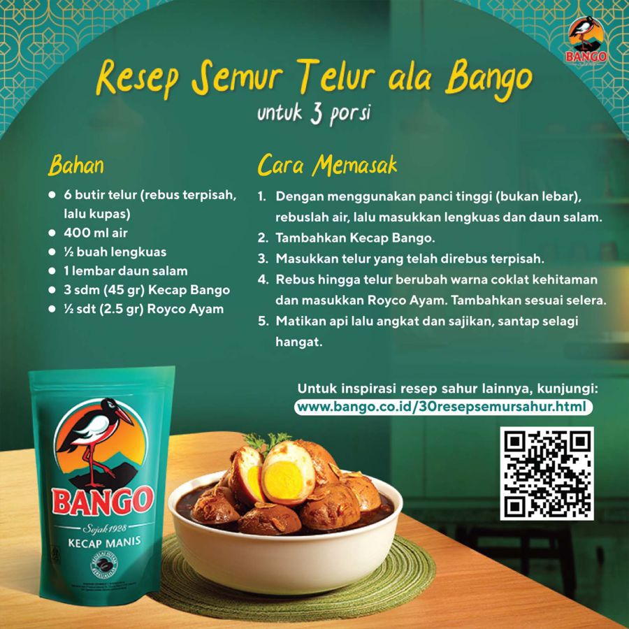 Paket Masak Semur Telur Ala Bango 1pcs