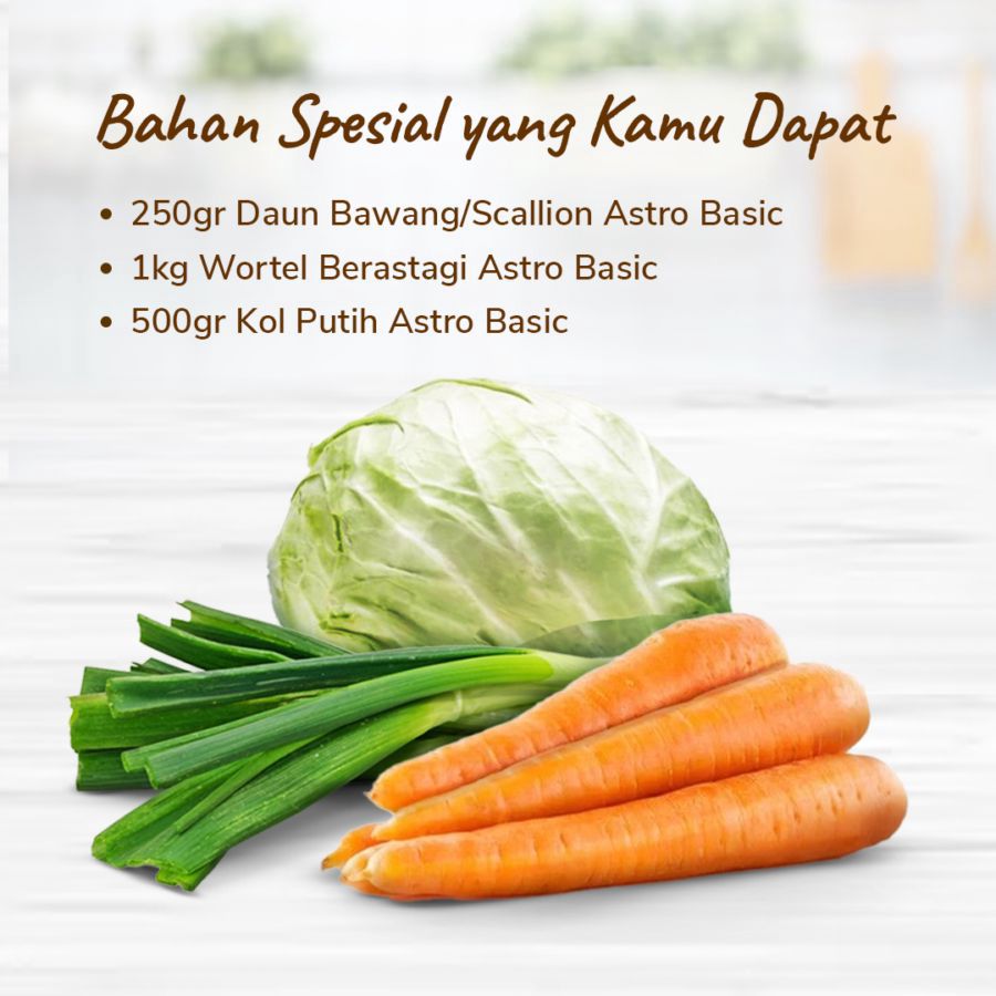 Paket Spesial Bahan: Bakwan Sayur 1pcs