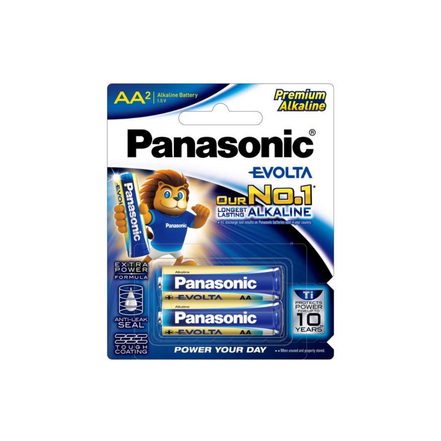 Panasonic Evolta Premium Alkaline LR6G Baterai AA 1.5 V 2pcs