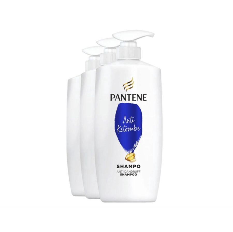 Pantene Shampoo Anti Dandruff Paket Isi 3 3bottle