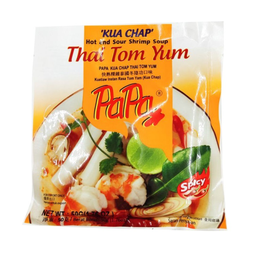 Papa Kua Chap Thai Tomyum Spicy 50gram 50gram
