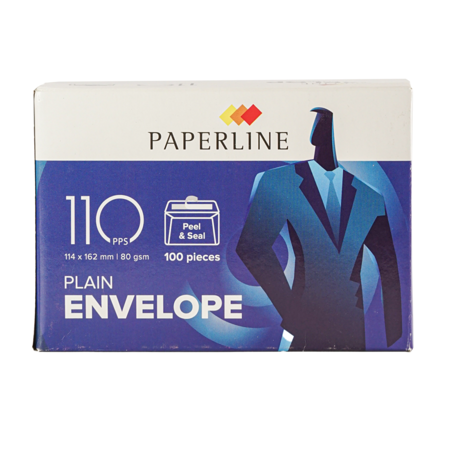 Paperline Amplop 110 Polos Putih Polos Pendek 1 box isi 100pcs 1box