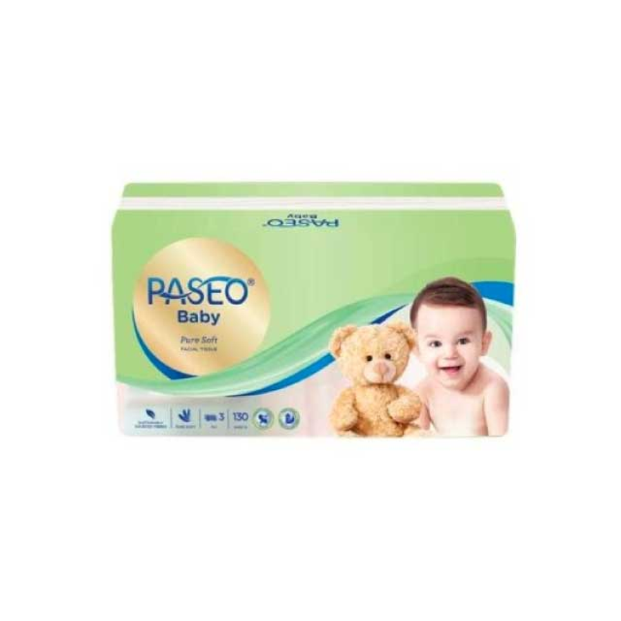 Paseo Baby Tissue Bayi Pure Soft 130sheets