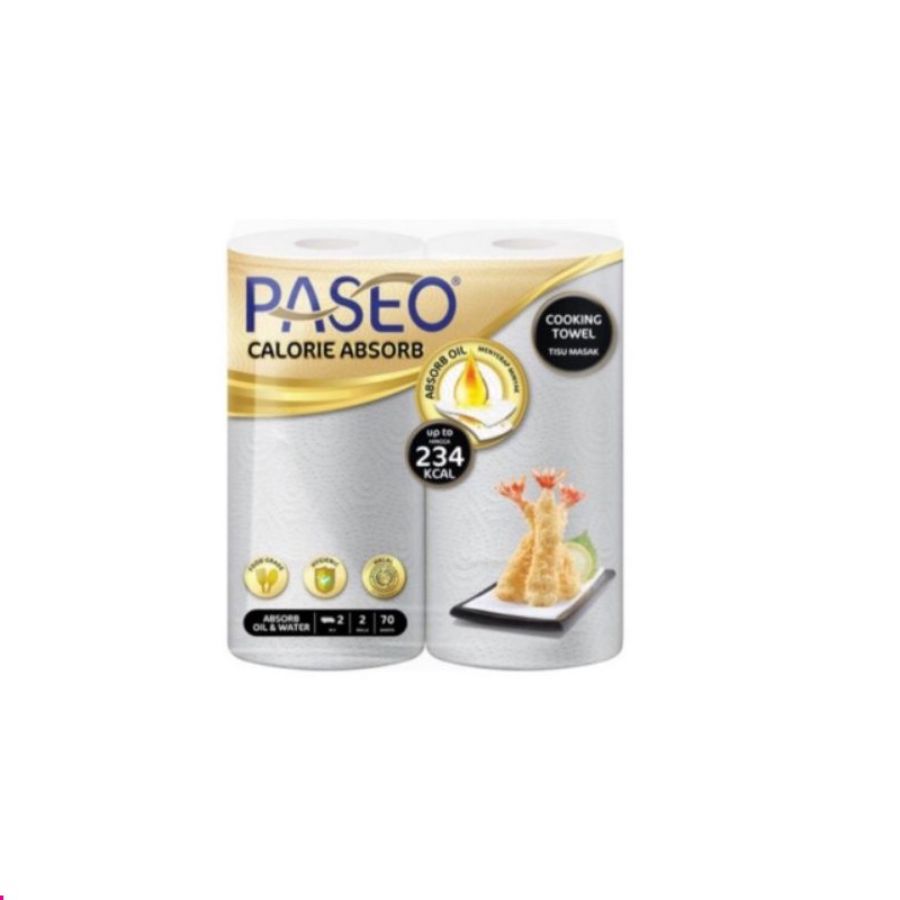 Paseo Cooking Tower Calorie Absorb 2 Roll 70's/Tisu Masak